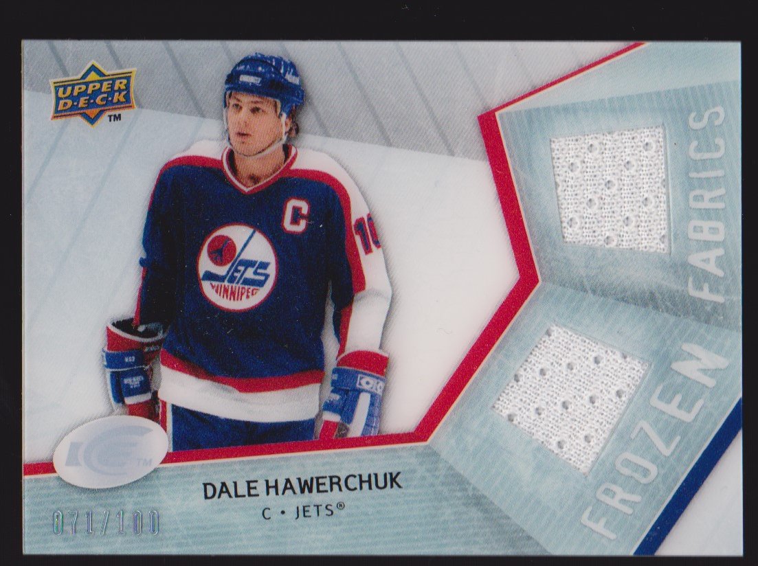(image for) 2008-09 UD Ice Frozen Fabrics Parallel #FFHW Dale Hawerchuk